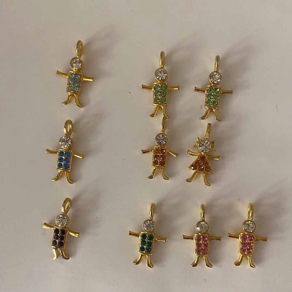 USA-KIS CHILD BIRTHSTONE CHARMS - Picture 1 of 7
